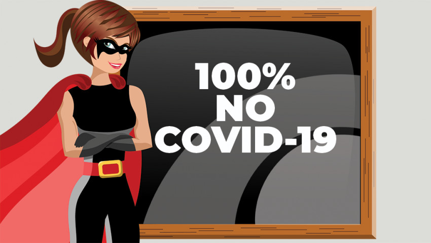 100% NO COVID-19