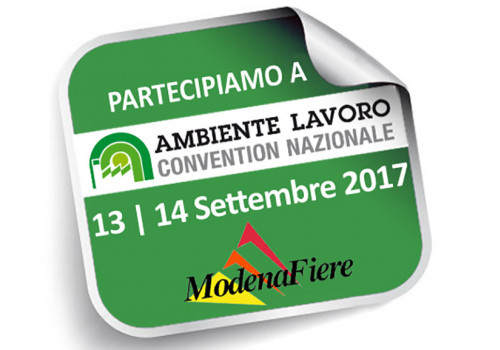 25.07.2017 - "AMBIENTE LAVORO" CONVENTION