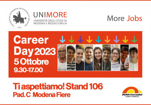 27.09.2023 - CAREER DAY UNIMORE 2023: DUNA INCONTRA I NUOVI TALENTI!