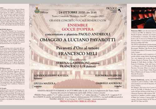 19.10.2020 - Correggio's “Pavarotti D'Oro” is back