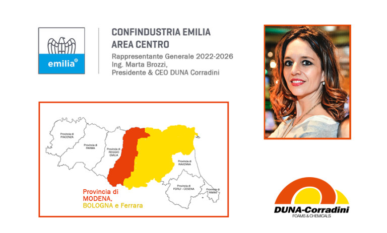DUNA AND ITS CEO MARTA BROZZI CHOSEN TO REPRESENT EMILIAN COMPANIES