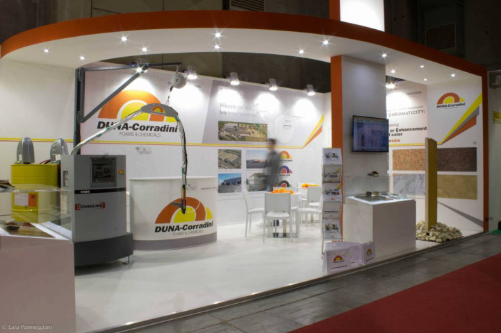 DUNA-Corradini exhibits in MARMOMACC