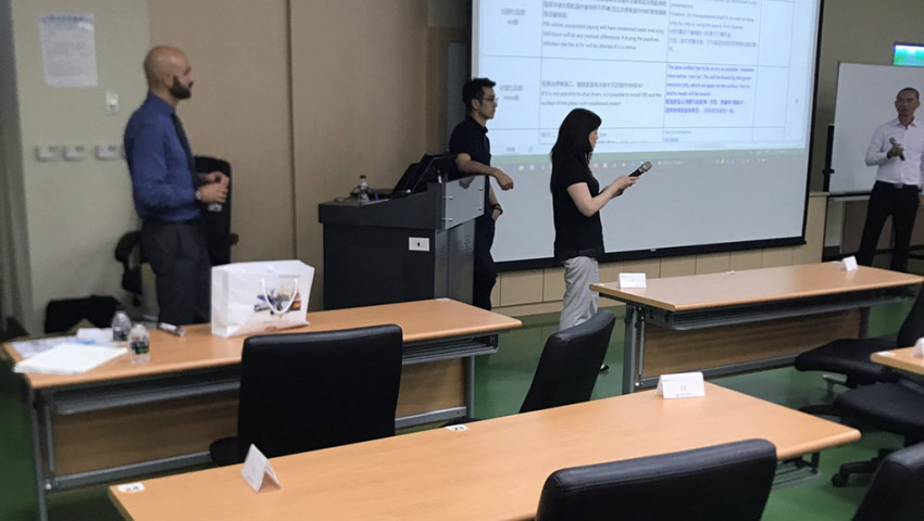 Technisches Seminar in Taiwan