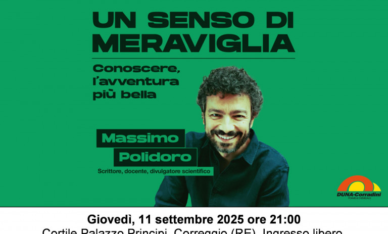 DUNA PER “UN SENSO DI MERAVIGLIA” CON MASSIMO POLIDORO