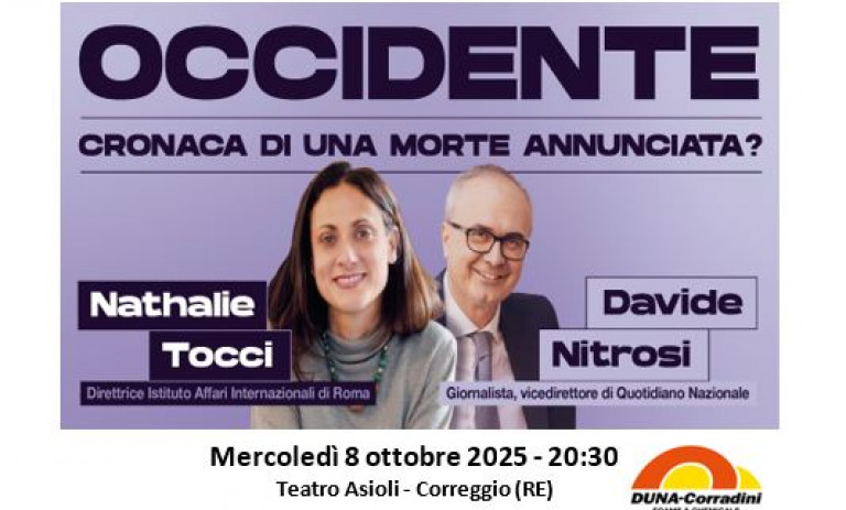 DUNA FOR “OCCIDENTE” WITH NATHALIE TOCCI AND DAVIDE NITROSI