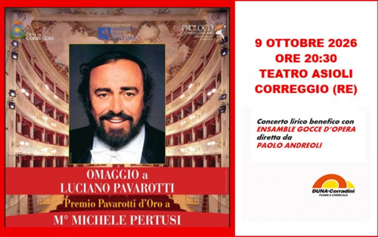 DUNA PER PAVAROTTI D’ORO 2026
