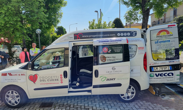 DUNA TOGETHER WITH PROGETTI DEL CUORE: new means of transport for the Carpi territory