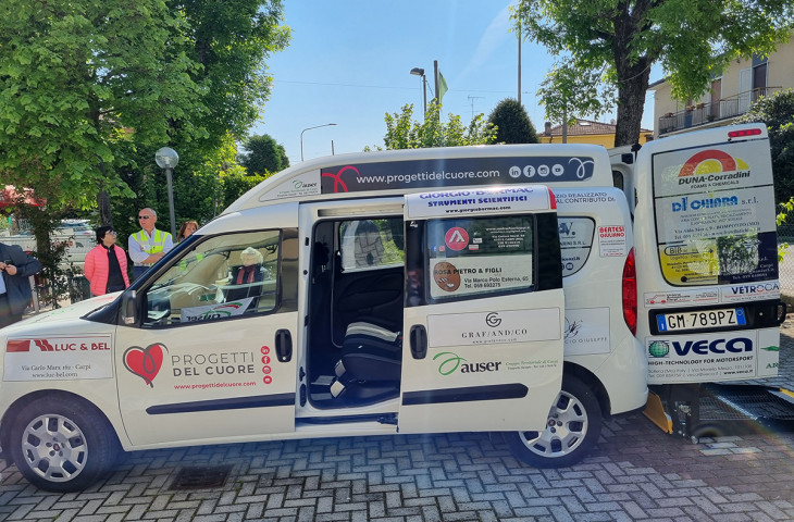 DUNA TOGETHER WITH PROGETTI DEL CUORE: new means of transport for the Carpi territory