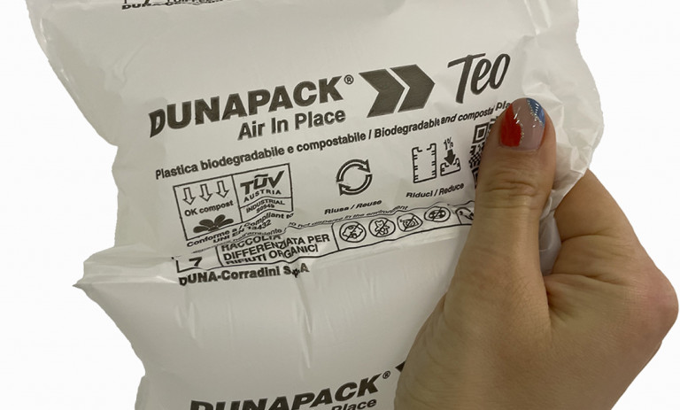 DUNAPACK® AIR IN PLACE: THE INNOVATION OF 100% SUSTAINABLE HIGH-PERFORMING AND MADE IN ITALY AIR CUSHIONS