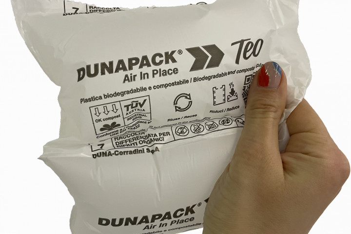 DUNAPACK® AIR IN PLACE: THE INNOVATION OF 100% SUSTAINABLE HIGH-PERFORMING AND MADE IN ITALY AIR CUSHIONS