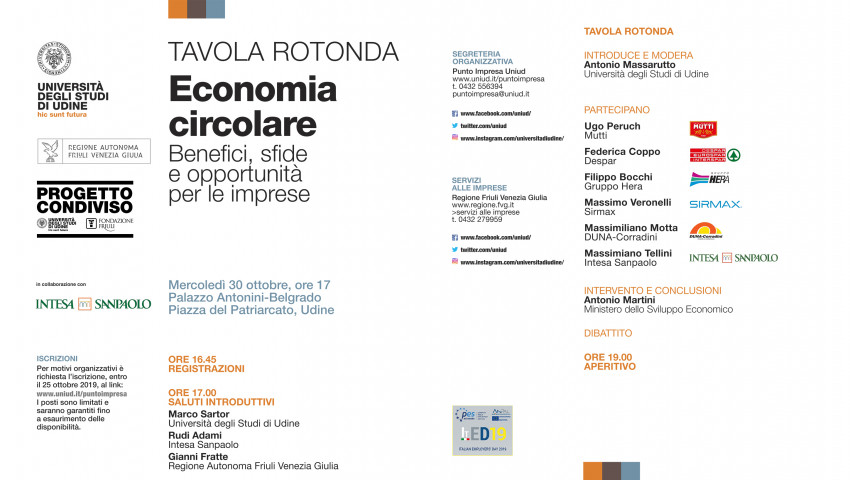 TAVOLA ROTONDA “ECONOMIA CIRCOLARE”