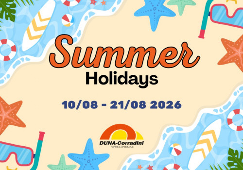 05.08.2026 - SUMMER CLOSURE 2026: HAPPY HOLIDAYS FROM THE DUNA TEAM!