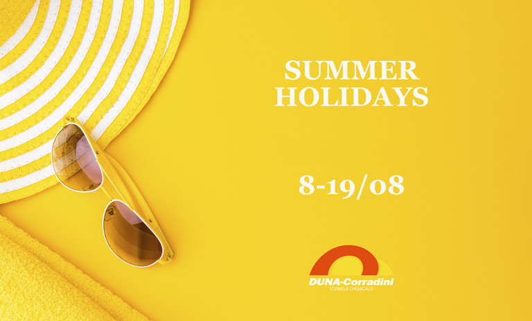 SUMMER CLOSURE: WELL DESERVED HOLIDAYS FOR THE DUNA TEAM!