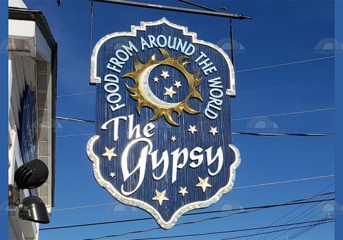 A Modern Sign Rendition for the Gypsy Café in Lincoln, NH